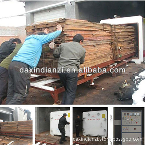 Mcrowave vacuum wood drying machinery designed by DXHF